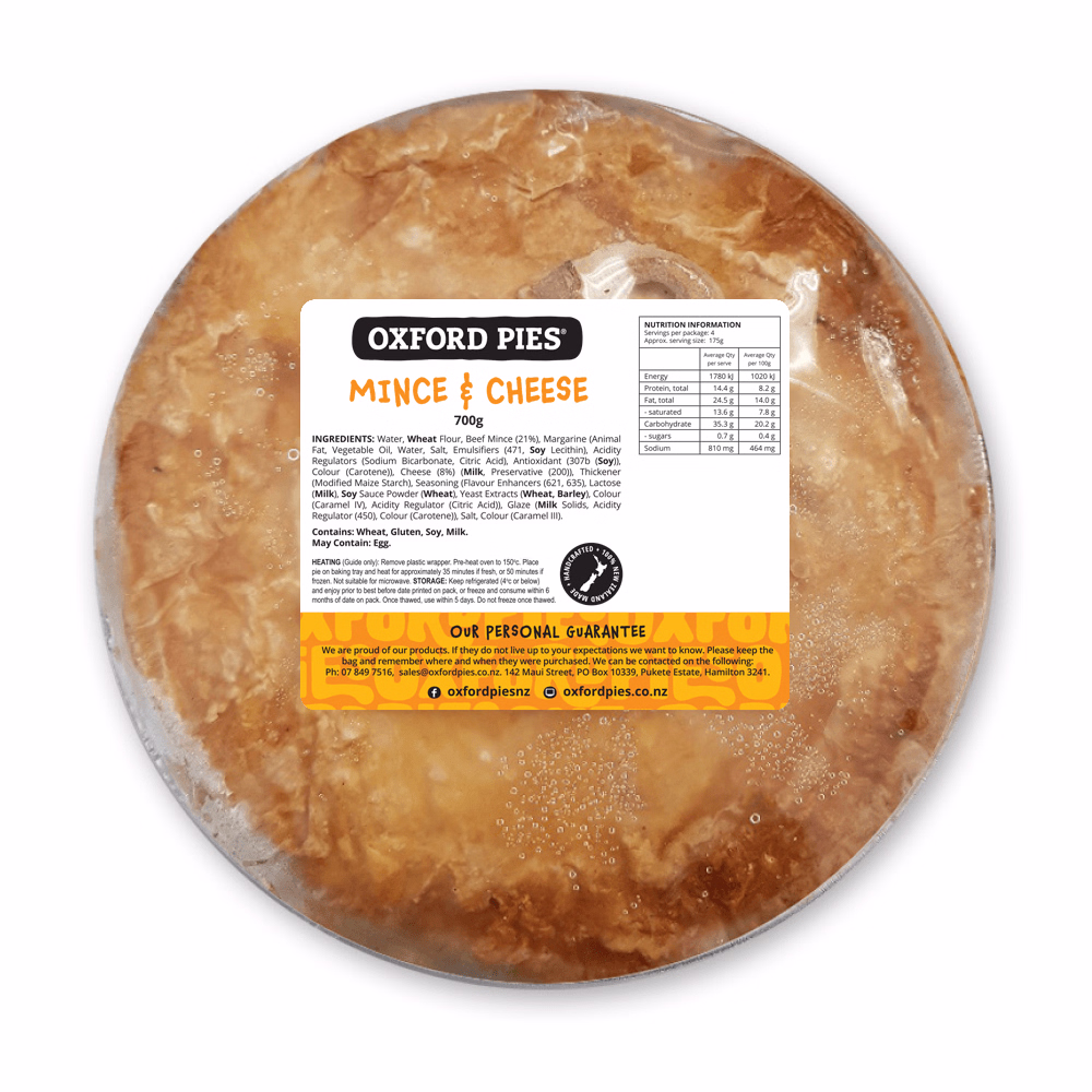 Family Mince & Cheese Pie - 700g
